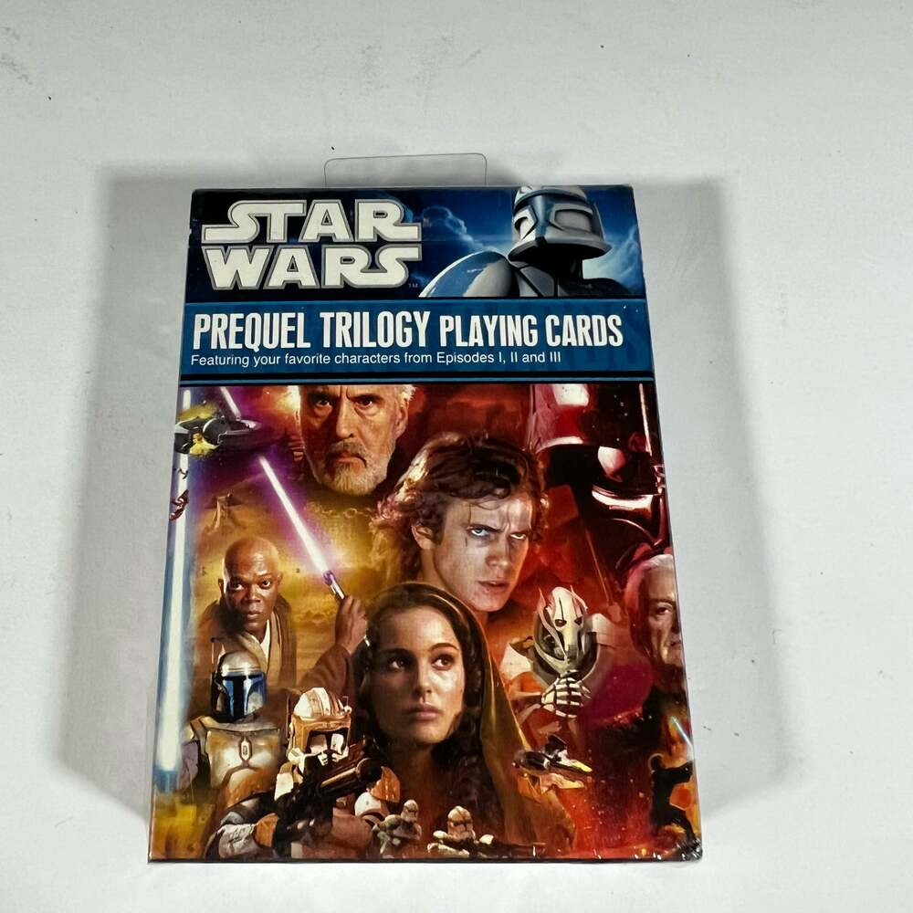 2010 Star Wars Prequel Trilogy Playing Cards New Sealed